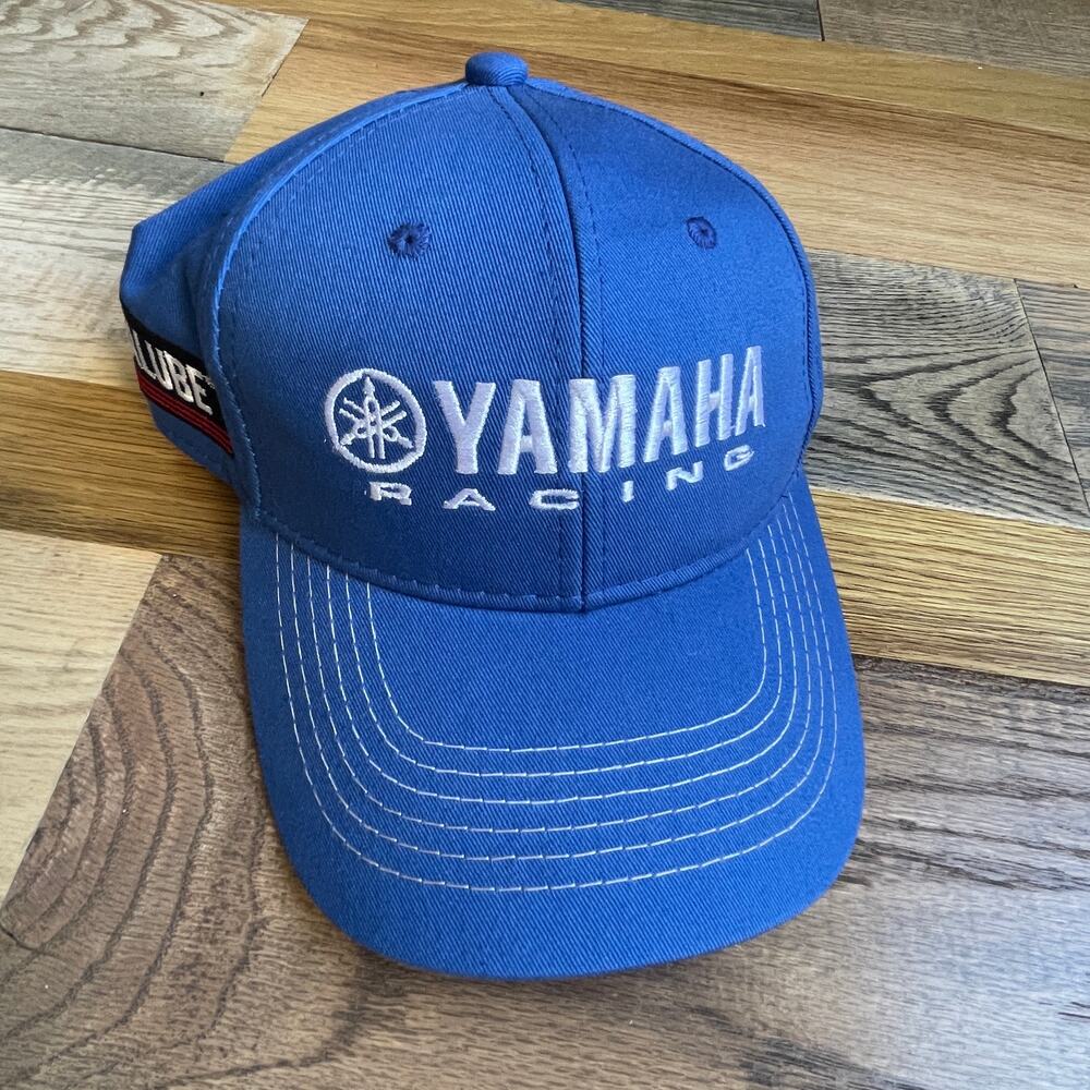 Yamaha Racing GYTR Yamalube Blue Adjustable Motorsports Strapback Cap Hat
